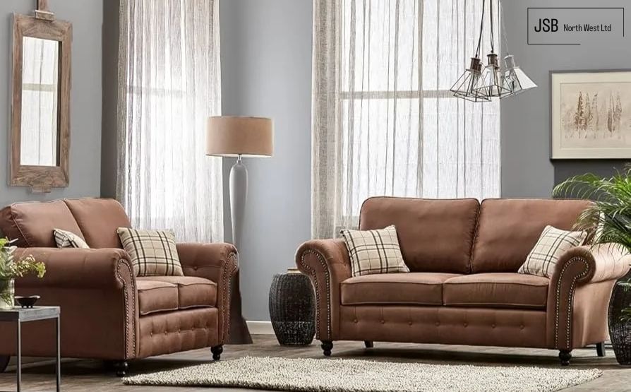 AKLAND CORNER 3+2 LEATHER SOFA SUITE