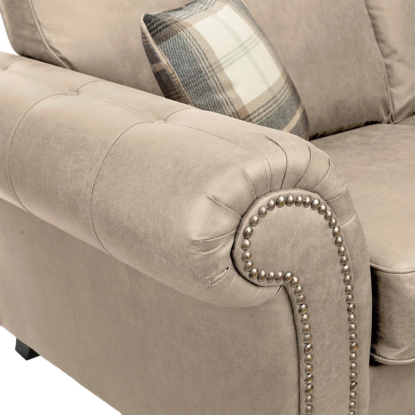 Oakland Leather 3+2 Sofa Suite (Marble)