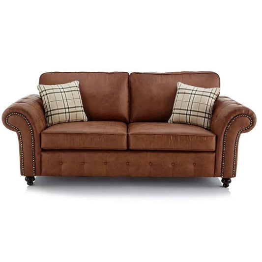 Oakland Leather 3 Seater Sofa