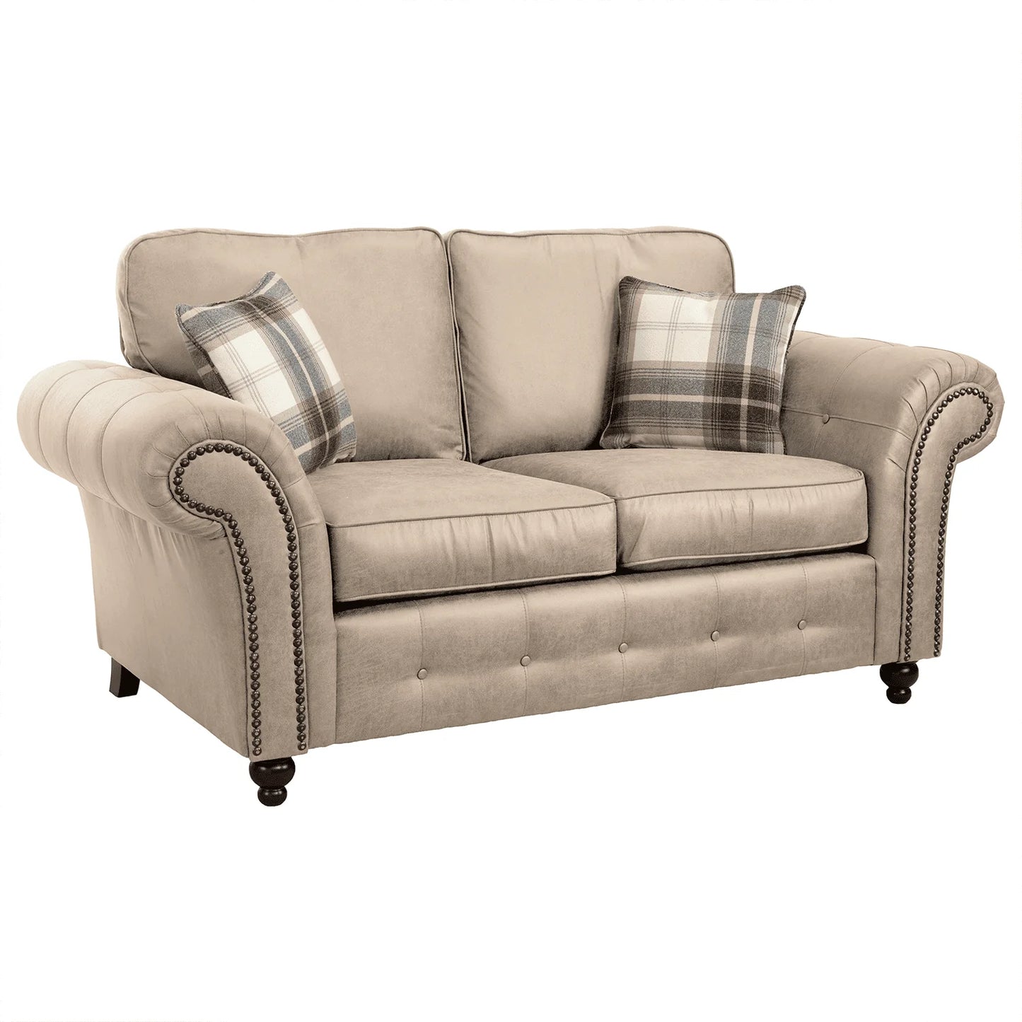 Oakland Leather 2 Seater Sofa (Marble)