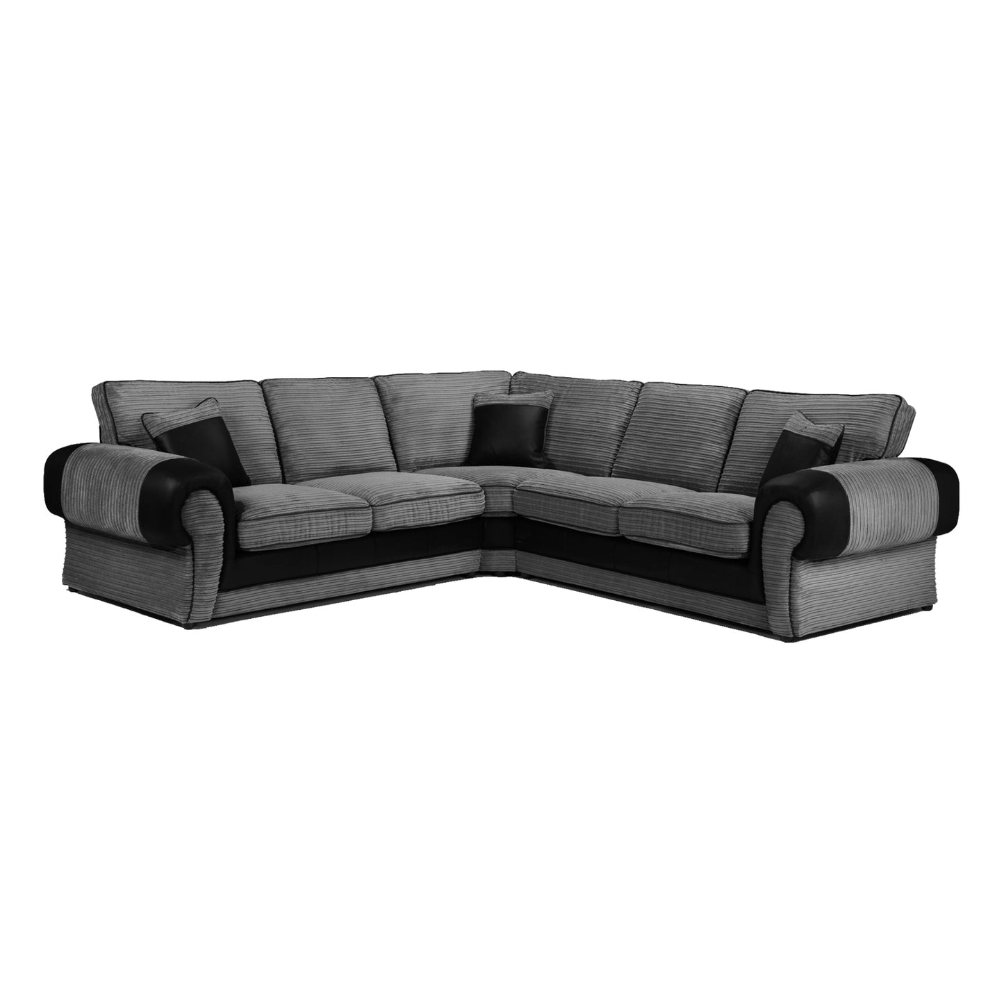 Berlin Corner Full Back Mixed Fabric Sofa Suite