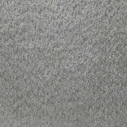 Cloud U-Shape Full Back Teddy Grey Boucle Fabric Sofa
