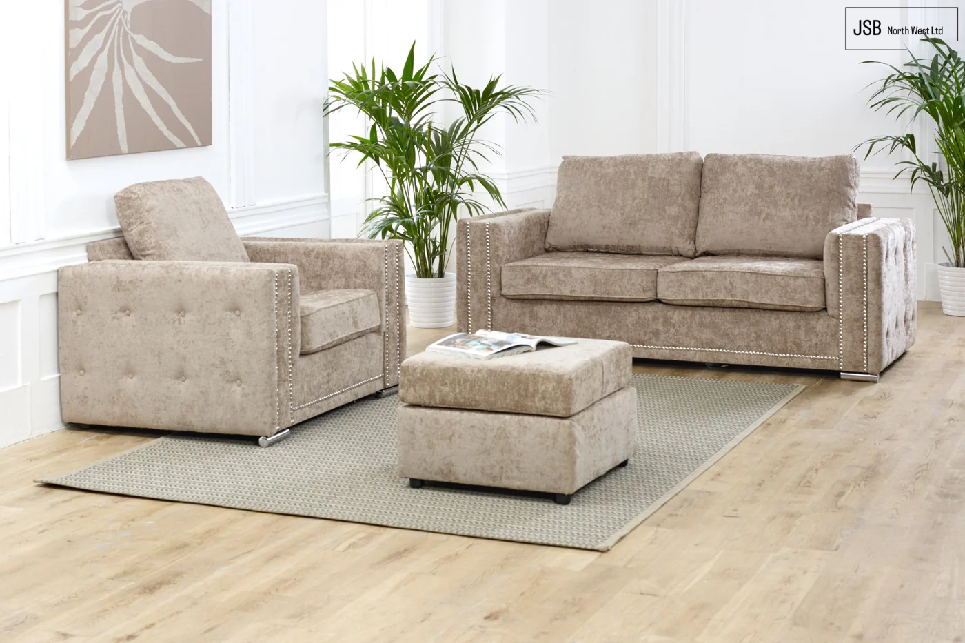 Alaska Full Back 3+1 Sofa Set