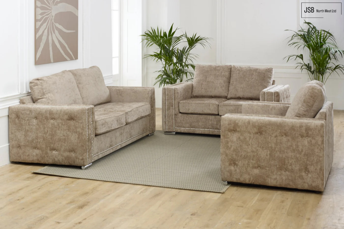 Alaska Full Back 3+2+1 Sofa Set