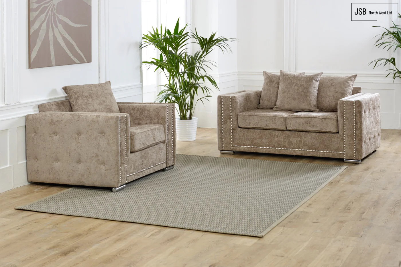Alaska Scatter Back 2+1 Sofa Set