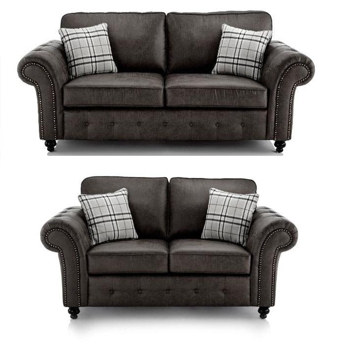 Oakland Leather 3+2 Sofa Suite