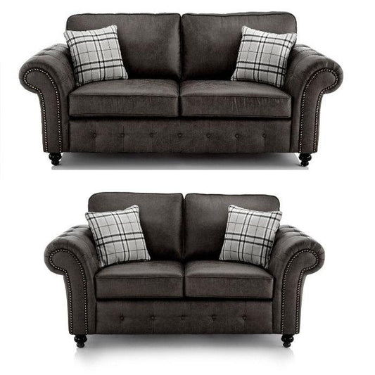 Oakland Leather 3+2 Sofa Suite