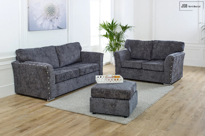 Essex Fullback 3+2 Fabric Sofa Set
