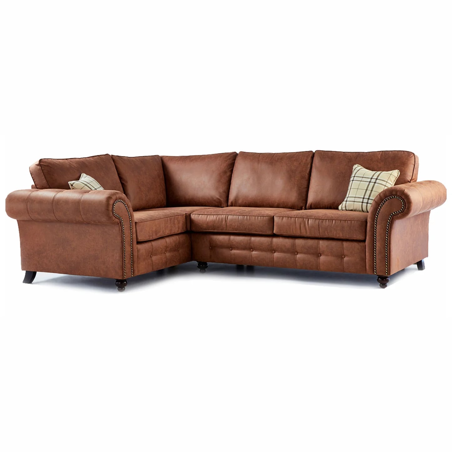 Oakland Leather 4 Seater Corner Sofa