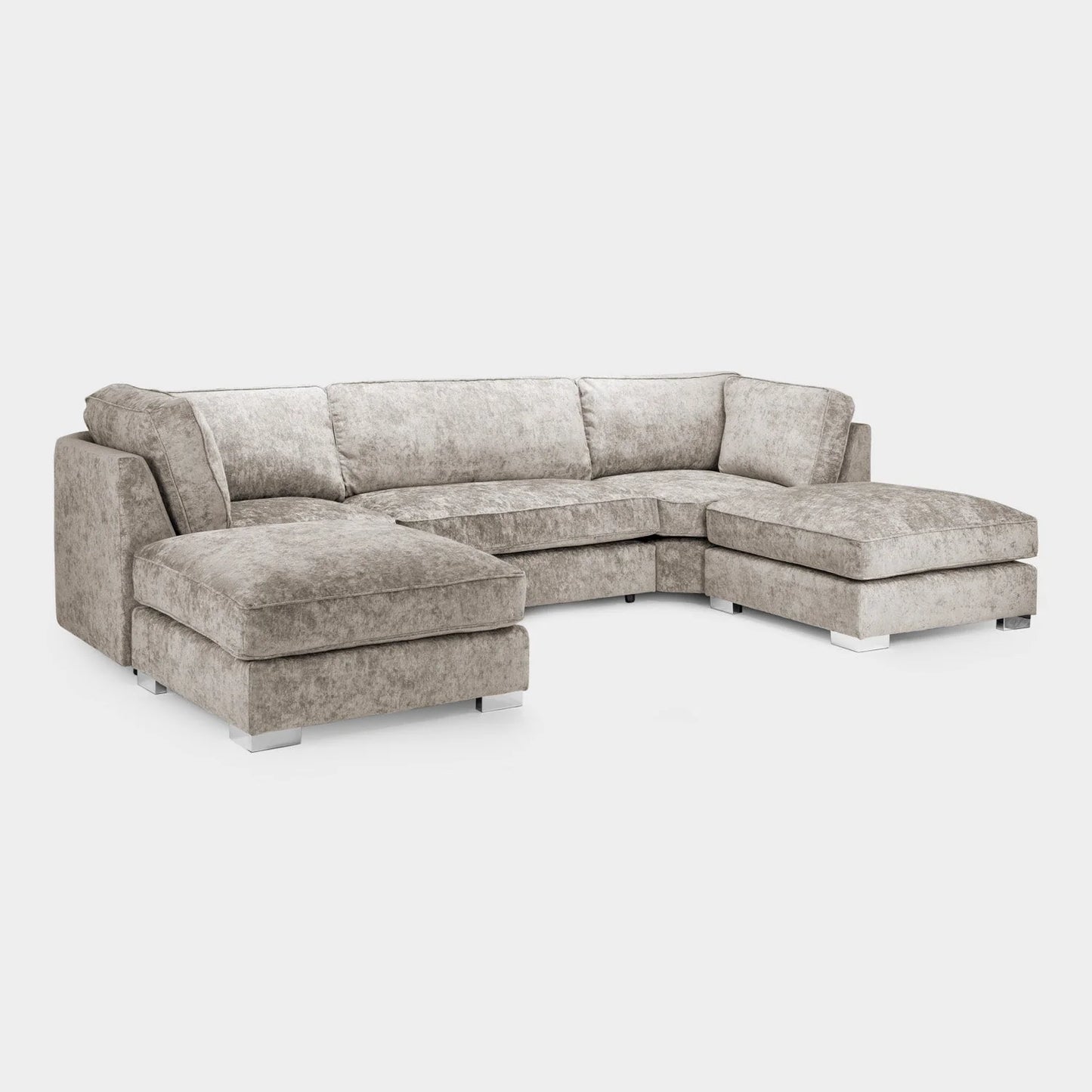 U-Shape Alaska Fabric Sofa
