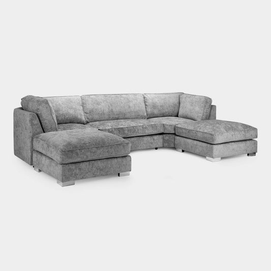 U-Shape Alaska Fabric Sofa