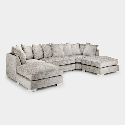 U-Shape Alaska Fabric Sofa