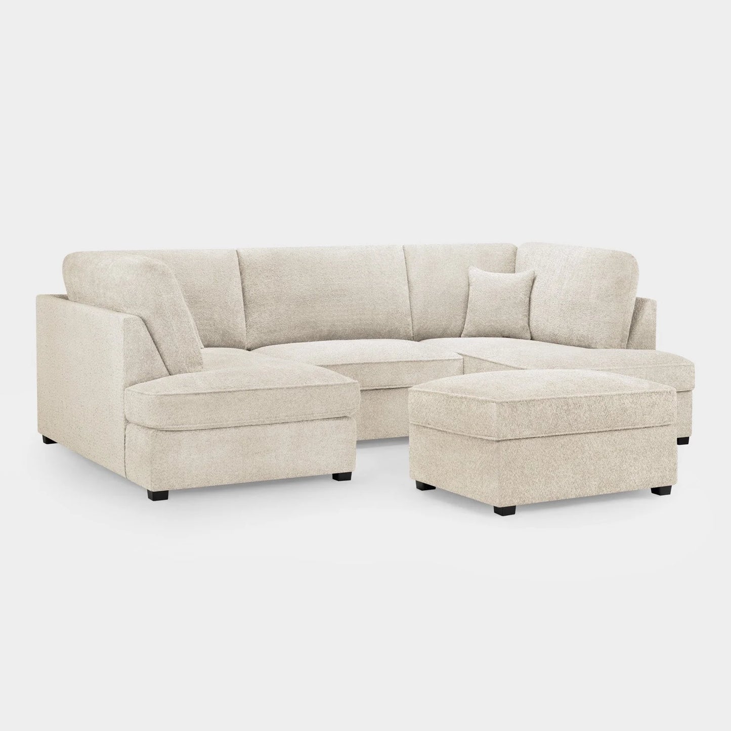 Carnaby Fullback Boucle Fabric Sofa