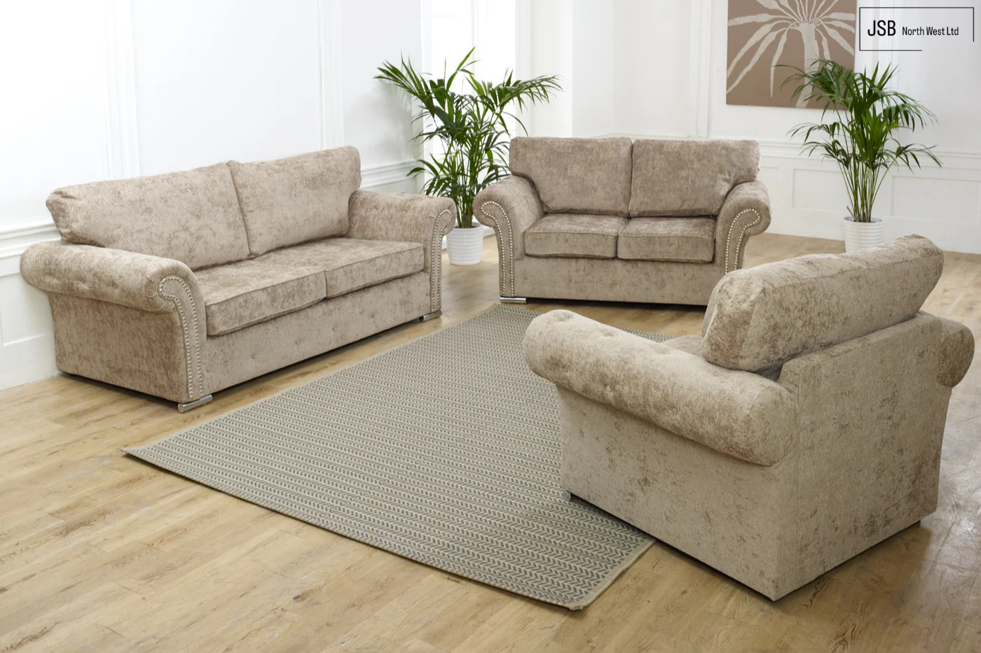 Maryline Full Back 3+2+1 Sofa Set