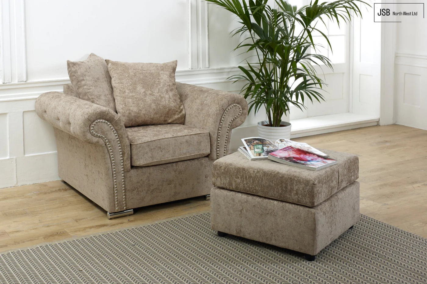 Maryline Scatter Back 3+2+1 Sofa Set