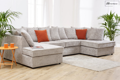 Meridian U-Shaped Scatter Back Sofa