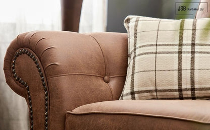 AKLAND CORNER 3+2 LEATHER SOFA SUITE