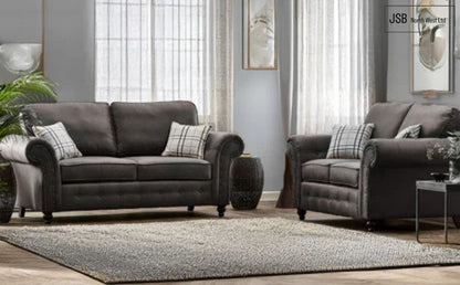 AKLAND CORNER 3+2 LEATHER SOFA SUITE